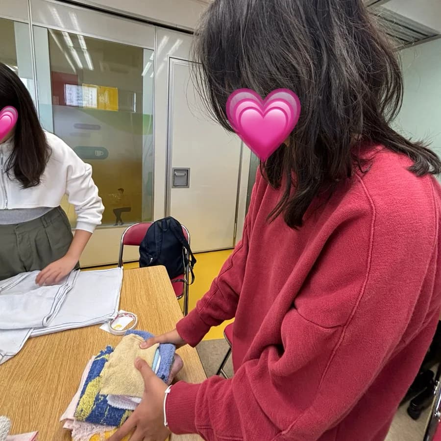Making cards together